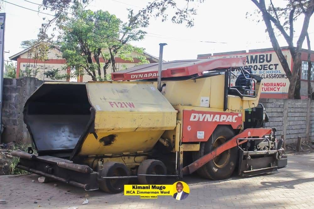 M-Pesa zone road complete